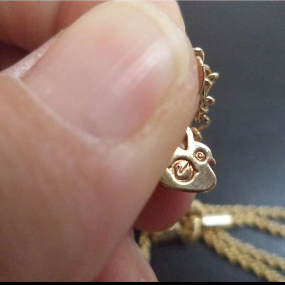 SIGNED SWAROVSKI SWAN 17.5" NECKLACE EXCELLENT CONDITION - Picture 3 of 7